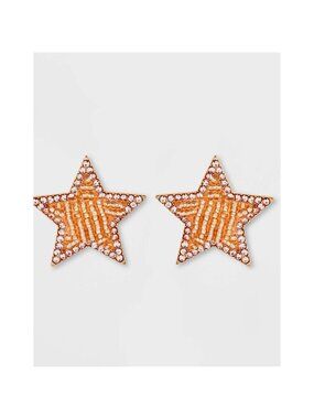 Sugarfix by BaubleBar Gold Starry Night Statement Earrings NWT